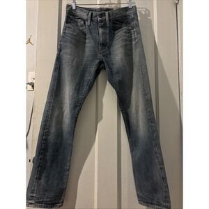 G Star Men's 3301 Slim‎ Jeans Size 31 X 30 . Great Preowned Condition.